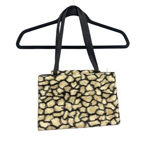 Beige and Black Purse